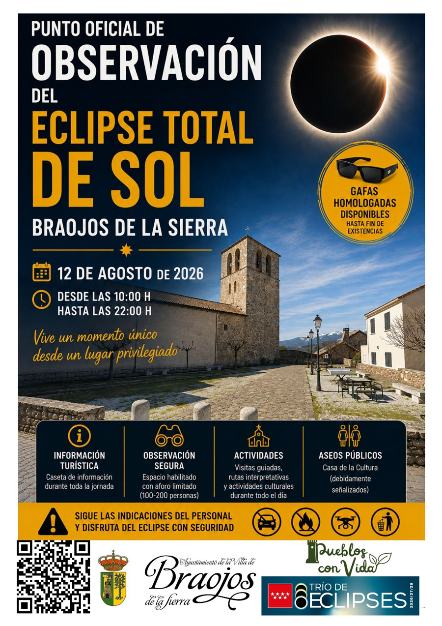 Actividad eclipse en Braojos